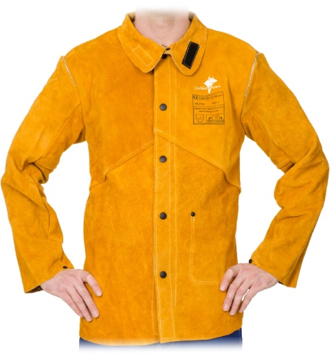 Kurtka Spawalnicza Skórzana Golden Brown 44-2530/P | Weldas