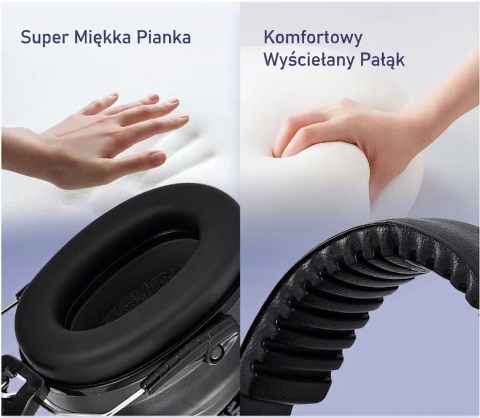Ochronniki Przeciwhałasowe Safeyear EM5002 | SNR 33dB | EN 352-1 Zielone