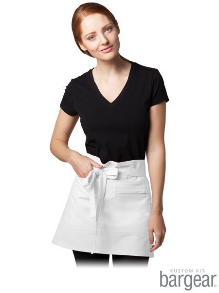 Krótka Zapaska Kelnerska BAWEŁNA 280g | Kieszeń na Zamek | Twill Bargear