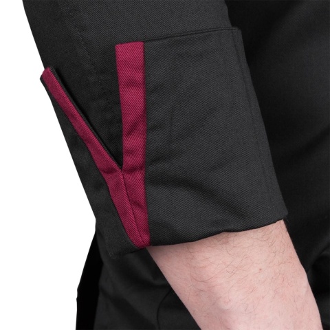 Bluza Kucharska Ochronna Męska Czarna | REIS