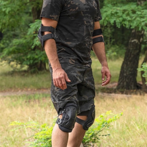 Ochraniacze Tactical Guard – na Łokcie i Kolana, z Twardą Osłoną z TPE i Pianką EVA Tactical Guard