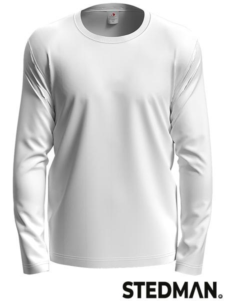 T-SHIRT MĘSKI Z DŁUGIM RĘKAWEM STEDMAN