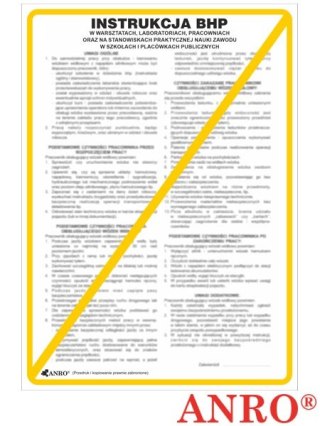 ZNAK BEZPIECZEŃSTWA ANRO