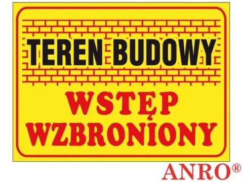 ZNAK BEZPIECZEŃSTWA ANRO