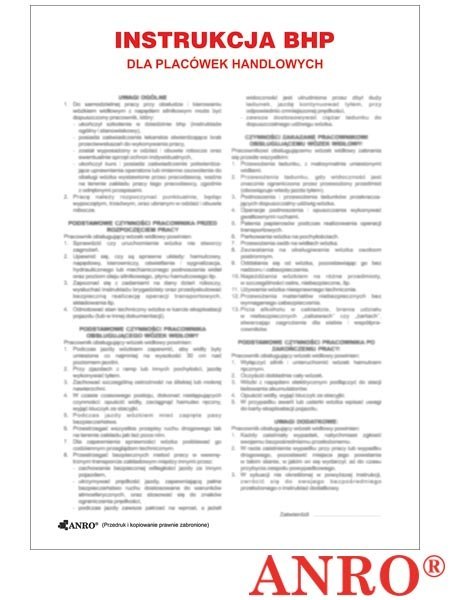 ZNAK BEZPIECZEŃSTWA ANRO
