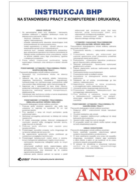 ZNAK BEZPIECZEŃSTWA ANRO