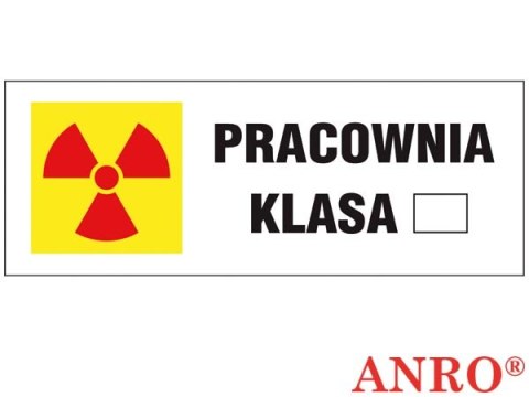ZNAK BEZPIECZEŃSTWA ANRO