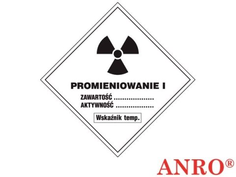 ZNAK BEZPIECZEŃSTWA ANRO