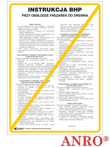 ZNAK BEZPIECZEŃSTWA ANRO