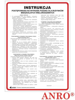 ZNAK BEZPIECZEŃSTWA ANRO
