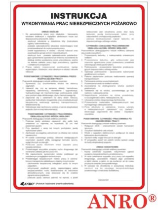 ZNAK BEZPIECZEŃSTWA ANRO
