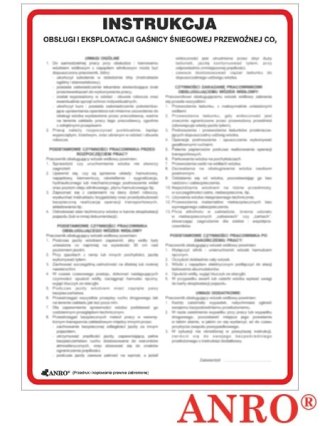 ZNAK BEZPIECZEŃSTWA ANRO