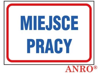 ZNAK BEZPIECZEŃSTWA ANRO