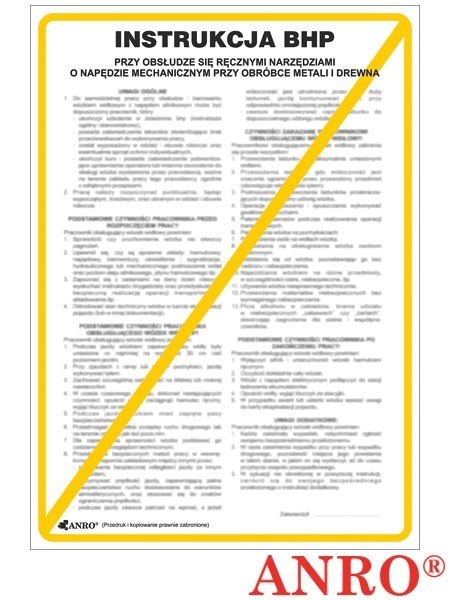 ZNAK BEZPIECZEŃSTWA ANRO