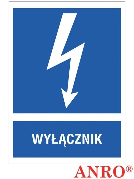 ZNAK BEZPIECZEŃSTWA ANRO