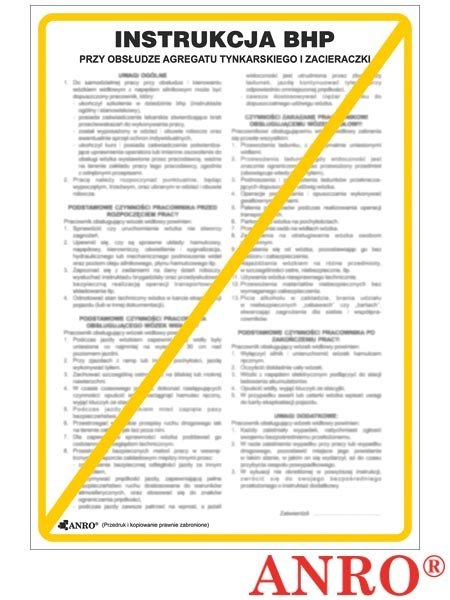 ZNAK BEZPIECZEŃSTWA ANRO