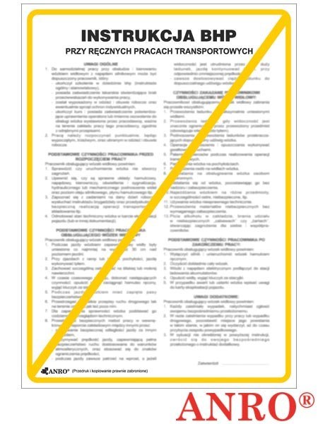 ZNAK BEZPIECZEŃSTWA ANRO