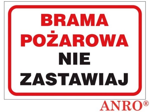 ZNAK BEZPIECZEŃSTWA ANRO