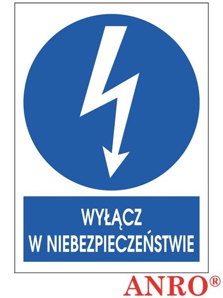 ZNAK BEZPIECZEŃSTWA ANRO
