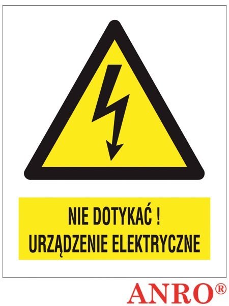 ZNAK BEZPIECZEŃSTWA ANRO