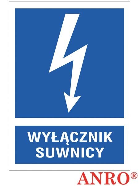 ZNAK BEZPIECZEŃSTWA ANRO