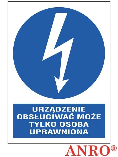 ZNAK BEZPIECZEŃSTWA ANRO