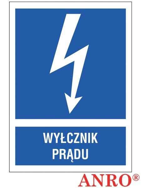 ZNAK BEZPIECZEŃSTWA ANRO
