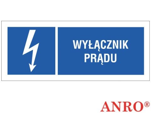 ZNAK BEZPIECZEŃSTWA ANRO