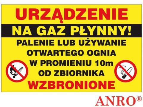 ZNAK BEZPIECZEŃSTWA ANRO