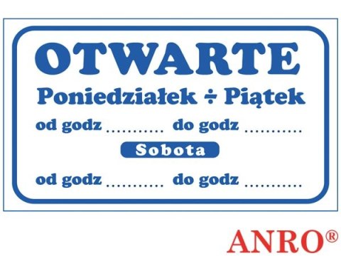 ZNAK BEZPIECZEŃSTWA ANRO