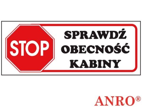 ZNAK BEZPIECZEŃSTWA ANRO