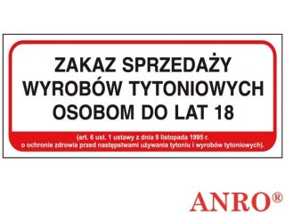 ZNAK BEZPIECZEŃSTWA ANRO