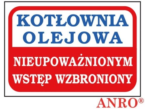 ZNAK BEZPIECZEŃSTWA ANRO