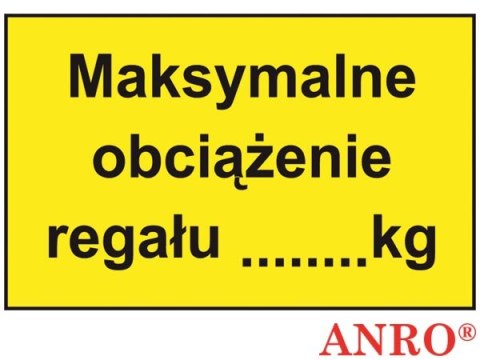 ZNAK BEZPIECZEŃSTWA ANRO