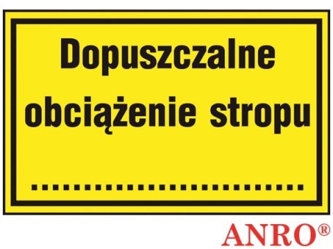 ZNAK BEZPIECZEŃSTWA ANRO