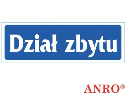 ZNAK BEZPIECZEŃSTWA ANRO