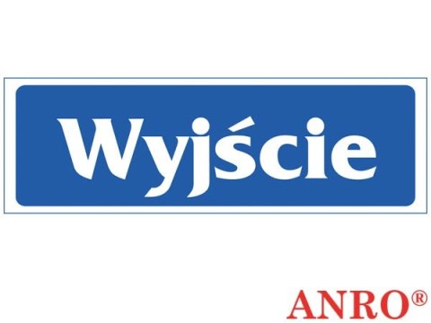 ZNAK BEZPIECZEŃSTWA ANRO