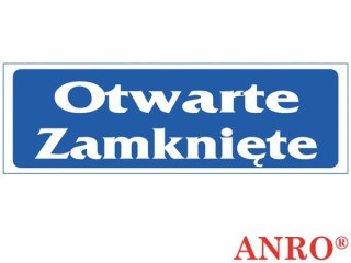 ZNAK BEZPIECZEŃSTWA ANRO