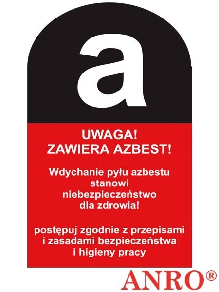 ZNAK BEZPIECZEŃSTWA ANRO