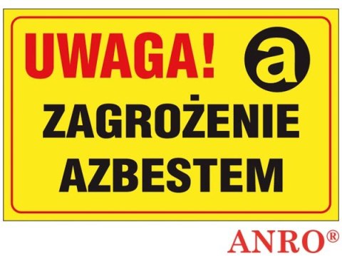 ZNAK BEZPIECZEŃSTWA ANRO