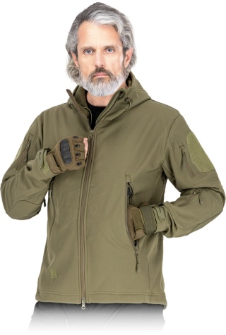 Męska Kurtka Ochronna Softshell Tactical Guard – Wojskowa Kurtka Taktyczna z Kapturem