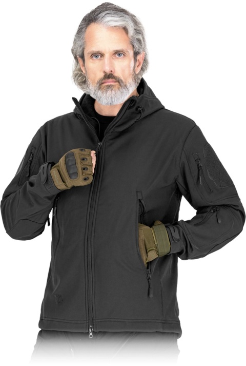 Męska Kurtka Ochronna Softshell Tactical Guard – Wojskowa Kurtka Taktyczna z Kapturem