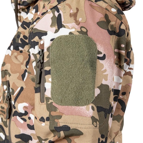 Kieszeń i materiał na oznaczenia - kurtka MOSS Tactical Guard