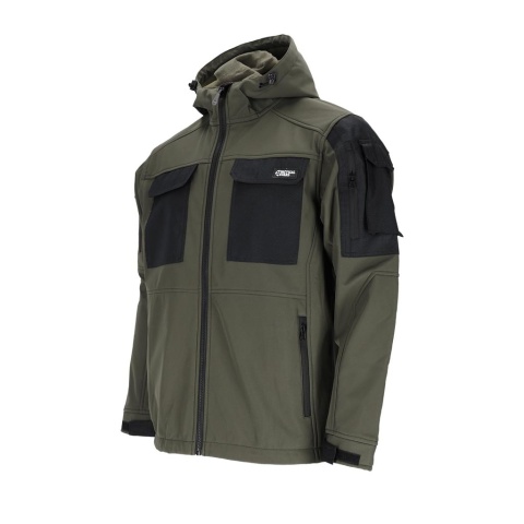 Męska Kurtka Ochronna Softshell Tactical Guard – Wiatroszczelna Kurtka Taktyczna z Wzmocnieniami Oxford