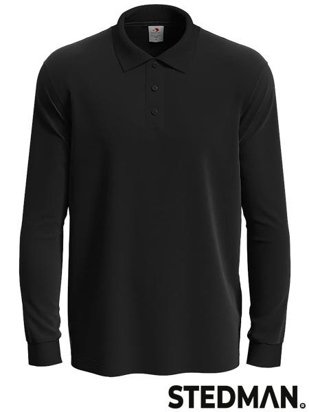 POLO MĘSKIE Z DŁUGIM RĘKAWEM STEDMAN
