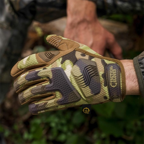 Rękawice Ochronne Taktyczne – Rękawice Militarnej Gumowymi Wstawkami Tactical Guard
