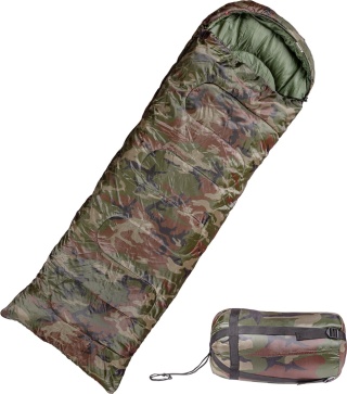 Śpiwór Turystyczny i Taktyczny Tactical Guard 200x75 cm – Śpiwór Koperta z Funkcją Kołdry