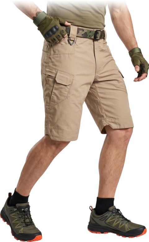 Męskie Spodenki Taktyczne Tactical Guard Rip-Stop – Krótkie Spodnie Ochronne z Kieszeniami