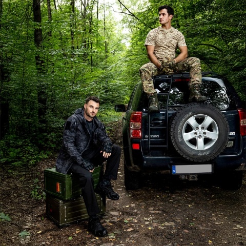 Męskie Spodnie Ochronne Softshell Tactical Guard – Ocieplane Spodnie Taktyczne z Membraną TPU