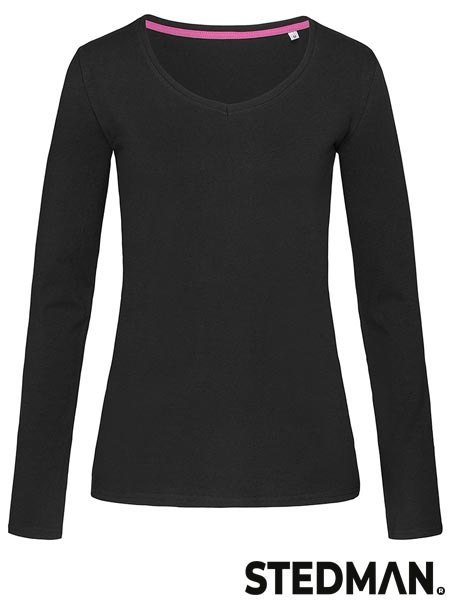 T-SHIRT DAMSKI Z DŁUGIM RĘKAWEM STEDMAN